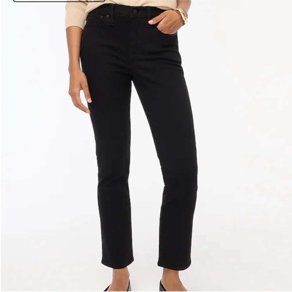 J. Crew Black Straight-Leg Women's Jeans